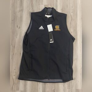 Adidas Black Sleeveless Jacket with Logo